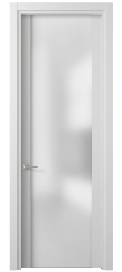 Дверь межкомнатная Planum 4114 Белый шёлк Сатинированное стекло Гладкий наличник БШ Цена 1660 AZE Наличники уже входят в базовый комплект. Фабрика дверей Волховец 8 (800) 551 43 19 Межкомнатная дверь Planum 4114 Белый шёлк Сатинированное стекло Цена 1660 AZE | Volhovec
