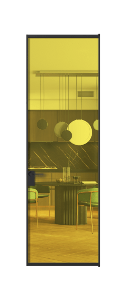 Алюминиевая дверь АЛПЛ040.01 Алюминий Черный Прозрачное жёлтое стекло, триплекс. Без короба чер Цена 115570 Стоимость комплекта двери включает:
1. Полотно (600/650/700/750/800/850/900/950*2000-2400 мм).
2. Короб
3. Комплект фурнитуры (2 торцевые петли и магнитный замок с ответной планкой). Фабрика дверей Волховец 8 (800) 551 43 19 Алюминиевая дверь АЛПЛ040.01 Алюминий Черный Прозрачное жёлтое стекло, триплекс Цена 115570 | Volhovec