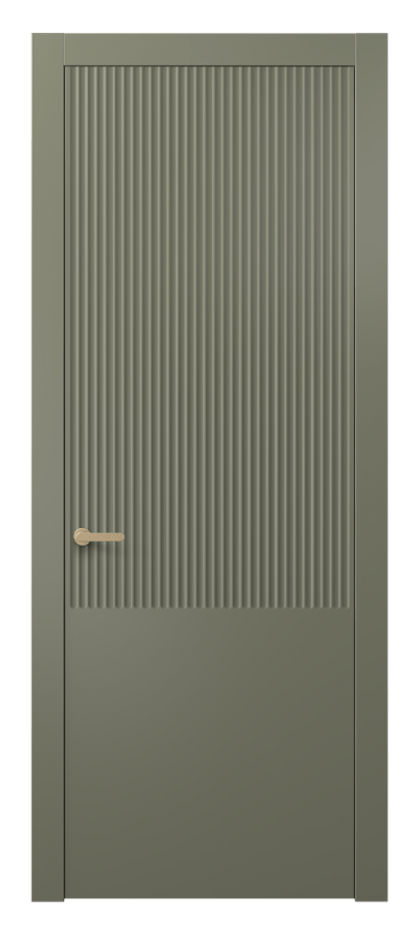 Межкомнатная дверь Alba 8646 Матовый оливковый тёмный  Цена 41759 ₽ | Volhovec