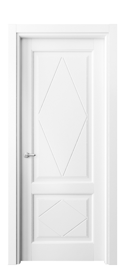 Межкомнатная дверь Тоскана Ромбо 6343 Матовый белоснежный  Цена 102699 ₽ | Volhovec
