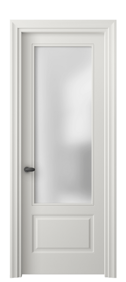 Межкомнатная дверь Esse 8542 Матовый серый Сатинированное стекло Цена 56239 ₽ | Volhovec