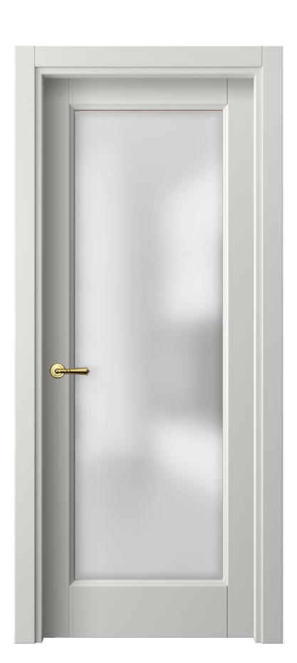 Межкомнатная дверь Galant 1402 Матовый серый Сатинированное стекло Цена 41919 ₽ | Volhovec