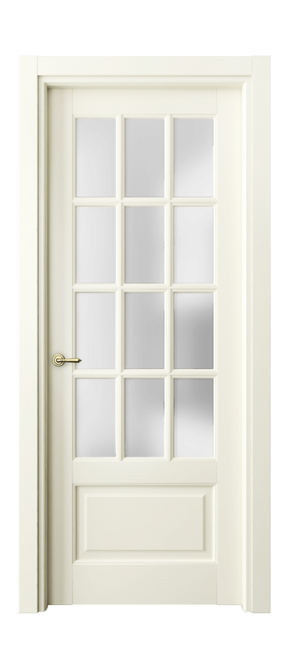 Межкомнатная дверь Toscana Grigliato 6313 Бук молочно-белый Сатинированное стекло Цена 114199 ₽ | Volhovec