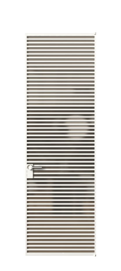 Алюминиевая дверь АЛПЛ040.07 Алюминий Белый Сатинированное бронзовое стекло, триплекс Цена 9710  | Volhovec