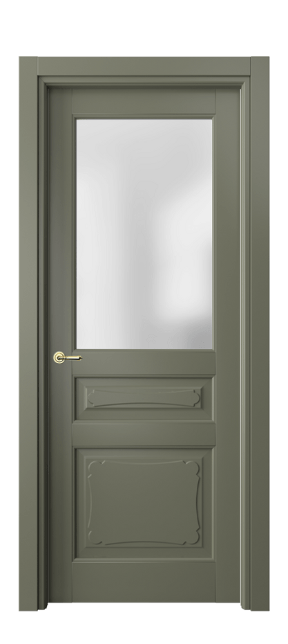 Межкомнатная дверь Toscana Elegante 6324 Бук оливковый тёмный Сатинированное стекло Цена 101199 ₽ | Volhovec