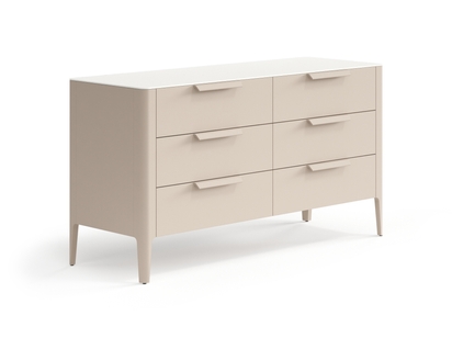 Мебель Комод Piega 6 ящиков. Цвет Матовый бисквитный. Материал Гладкая эмаль. Коллекция Комод Piega 6 ящиков. Фото. Мебель Комод Piega 6 ящиков. Цвет Матовый бисквитный. Материал Гладкая эмаль. Коллекция Комод Piega 6 ящиков. Картинка.