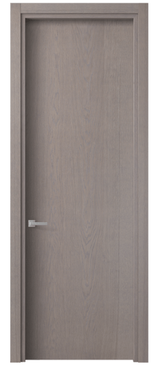 Дверь межкомнатная 0010 ДДМ. Цвет Дуб дымчатый. Материал Шпон ценных пород. Коллекция Planum. Картинка.