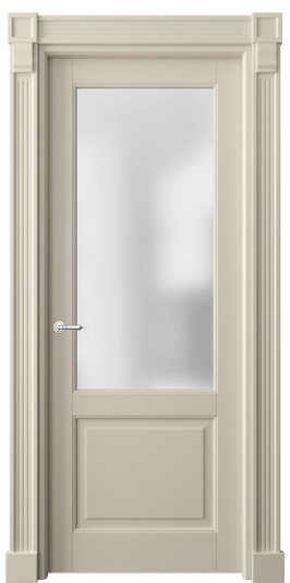 Дверь межкомнатная 6302 ББСР САТ. Цвет Бук бежево-серый. Материал Массив бука эмаль. Коллекция Toscana Plano. Картинка.