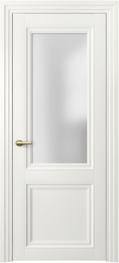 Дверь межкомнатная 2524 МЖМ САТ. Цвет Матовый жемчужный. Материал Гладкая эмаль. Коллекция Centro. Картинка.