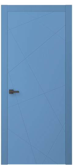 Дверь межкомнатная 8048 NCS S 1550-R80B. Цвет NCS NCS S 1550-R80B. Материал Гладкая эмаль. Коллекция Linea. Картинка.