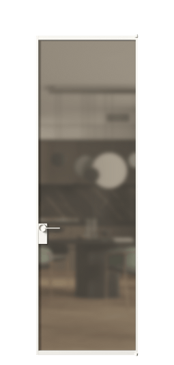 Межкомнатная дверь АЛПЛ040.01 Бронза сатин триплекс БЕЛ. Цвет Алюминий Белый. Материал Алюминий. Коллекция Formato. Фото. Дверь межкомнатная АЛПЛ040.01 Бронза сатин триплекс БЕЛ. Цвет Алюминий Белый. Материал Алюминий. Коллекция Formato. Картинка.