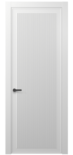 Дверь межкомнатная 8622 МБЛ . Цвет Матовый белоснежный. Материал Гладкая эмаль. Коллекция Dune. Картинка.