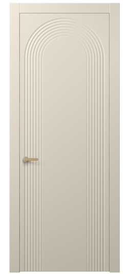 Дверь межкомнатная АКП 8648 МБСР. Цвет Матовый бежево-серый. Материал Гладкая эмаль. Коллекция Alba. Картинка.
