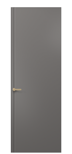 Дверь межкомнатная 8644 МКЛС . Цвет Матовый классический серый. Материал Гладкая эмаль. Коллекция Alba. Картинка.