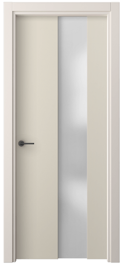 Дверь межкомнатная 4226 ПЭСБ САТ. Цвет ПЭТ светло-бежевый. Материал ПЭТ. Коллекция Freedom. Картинка.