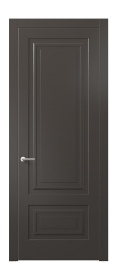 Дверь межкомнатная АКП 8441 МАН Матовый антрацит. Цвет Матовый антрацит. Материал Гладкая эмаль. Коллекция Маскот. Картинка.