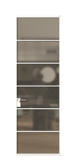 Межкомнатная дверь АЛПЛ040.04 Бронза сатин триплекс БЕЛ. Цвет Алюминий Белый. Материал Алюминий. Коллекция Formato. Фото. Дверь межкомнатная АЛПЛ040.04 Бронза сатин триплекс БЕЛ. Цвет Алюминий Белый. Материал Алюминий. Коллекция Formato. Картинка.