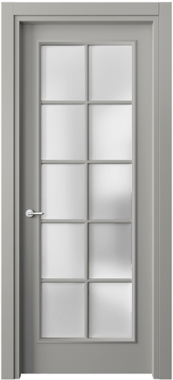 Межкомнатная дверь 8102 МНСР САТ. Цвет Матовый нейтральный серый. Материал Гладкая эмаль. Коллекция Paris. Фото. Дверь межкомнатная 8102 МНСР САТ. Цвет Матовый нейтральный серый. Материал Гладкая эмаль. Коллекция Paris. Картинка.