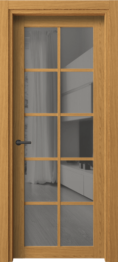 Дверь межкомнатная 2106 ВНД ЗЕР СЕР. Цвет Ванильный дуб. Материал Ламинатин. Коллекция Нео. Картинка.