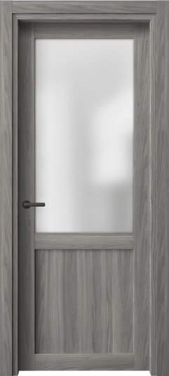 Дверь межкомнатная 2122 ИМЯ САТ. Цвет Имбирный ясень. Материал Сиплекс ламинатин. Коллекция Нео. Картинка.