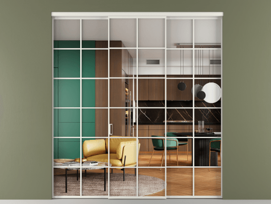 Алюминевая перегородка АЛПР 040.05_АСР_Crystalvision_new. Цвет Алюминий серый. Материал Алюминий в эмали. Коллекция Перегородка Formato внутри проёма 3 створки. Фото. Алюминевая перегородка АЛПР 040.05_АСР_Crystalvision_new. Цвет Алюминий серый. Материал Алюминий в эмали. Коллекция Перегородка Formato внутри проёма 3 створки. Картинка.