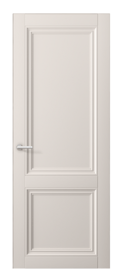 Дверь межкомнатная 2523 ПЭТБ. Цвет ПЭТ тёплый-белый. Материал ПЭТ. Коллекция Centro. Картинка.
