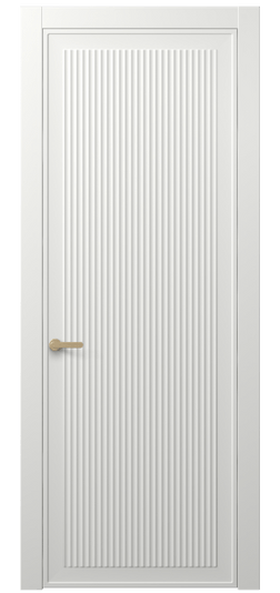 Дверь межкомнатная АКП 8642 МССР. Цвет Матовый светло-серый. Материал Гладкая эмаль. Коллекция Альба. Картинка.