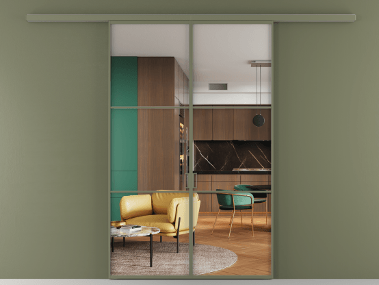 Алюминевая перегородка АЛПР 040.03_АОТ_Crystalvision_new. Цвет Алюминий оливковый тёмный. Материал Алюминий в эмали. Коллекция Перегородка Formato вдоль стены 2 створки. Фото. Алюминевая перегородка АЛПР 040.03_АОТ_Crystalvision_new. Цвет Алюминий оливковый тёмный. Материал Алюминий в эмали. Коллекция Перегородка Formato вдоль стены 2 створки. Картинка.