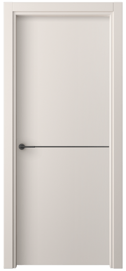 Дверь межкомнатная 4207 ПЭТБ. Цвет ПЭТ тёплый-белый. Материал ПЭТ. Коллекция Freedom. Картинка.