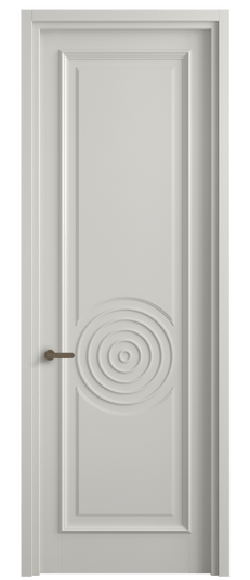 Дверь межкомнатная 6709 МСР. Цвет Матовый серый. Материал Гладкая эмаль. Коллекция Шарм. Картинка.