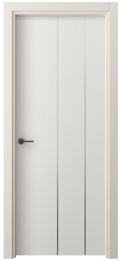 Дверь межкомнатная 4205 ПЭБЛ. Цвет ПЭТ белоснежный. Материал ПЭТ. Коллекция Freedom. Картинка.