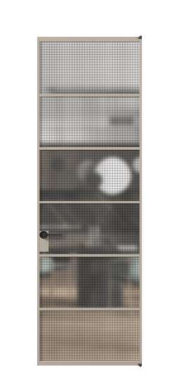 Межкомнатная дверь АЛПЛ040.04 Mesh silver АБСК. Цвет Алюминий бисквитный. Материал Алюминий в эмали. Коллекция Formato. Фото. Дверь межкомнатная АЛПЛ040.04 Mesh silver АБСК. Цвет Алюминий бисквитный. Материал Алюминий в эмали. Коллекция Formato. Картинка.