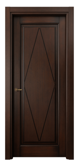 Дверь межкомнатная 6341 БТП. Цвет Бук тёмный с патиной. Материал Массив бука с патиной. Коллекция Toscana Rombo. Картинка.