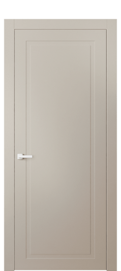 Дверь межкомнатная 8001 МСБЖ. Цвет Матовый светло-бежевый. Материал Гладкая эмаль. Коллекция Neo Classic. Картинка.