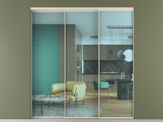 Перегородка Formato внутри проёма телескопик синхро 2